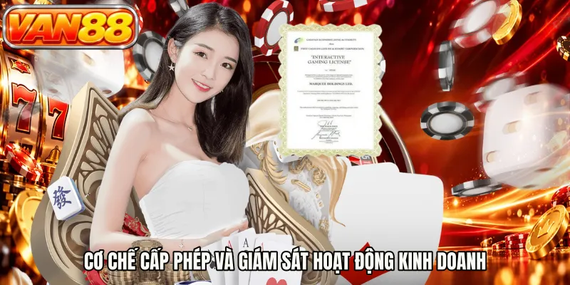 Cơ chế cấp phép và giám sát hoạt động kinh doanh