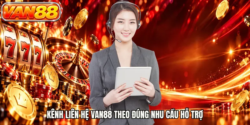 Kênh liên hệ VAN88 theo đúng nhu cầu hỗ trợ
